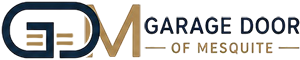 garage door of mesquite logo